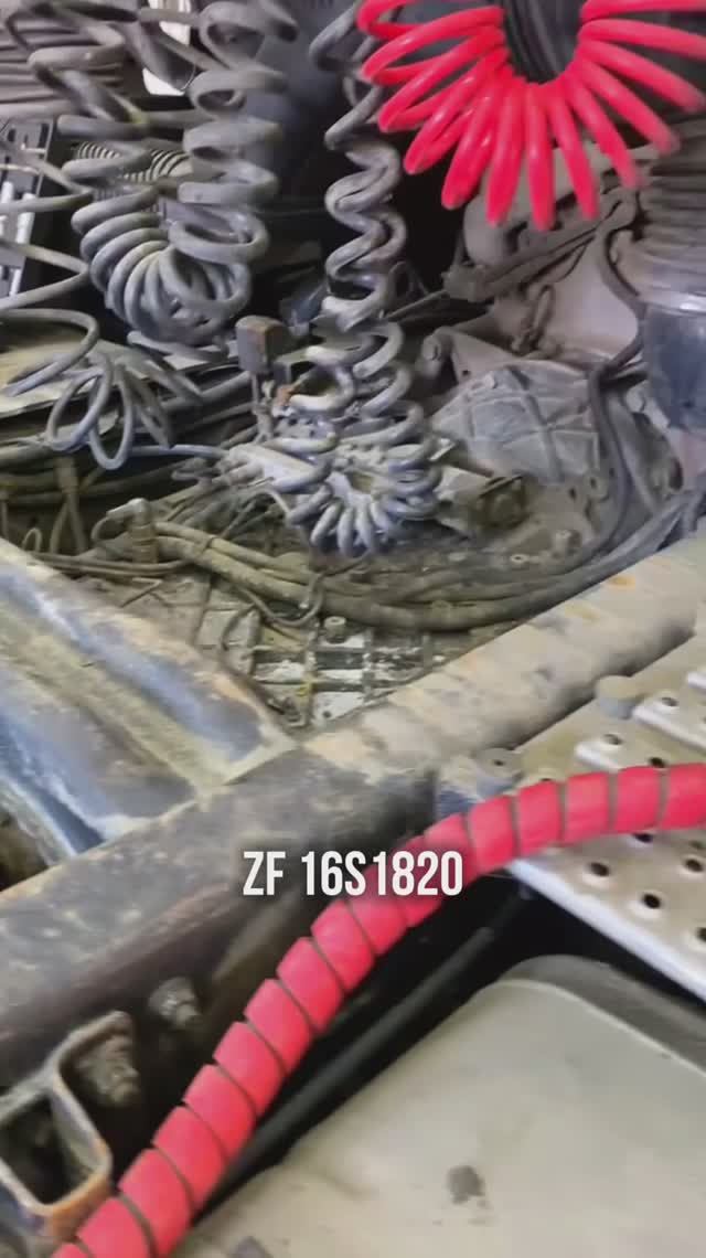 MAN TGS на замене коробки передач