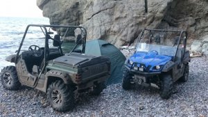 Краббе 25 июля 2017 с палаткой Хасанский район Зарубино  Андреевка на багги