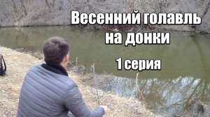 Весенний голавль на донки. 1 серия. На что всегда клюёт голавль? Лучшая наживка для голавля весной!
