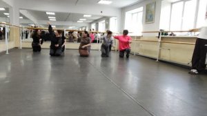 Эвенкийский-Танец слушателей курсов.