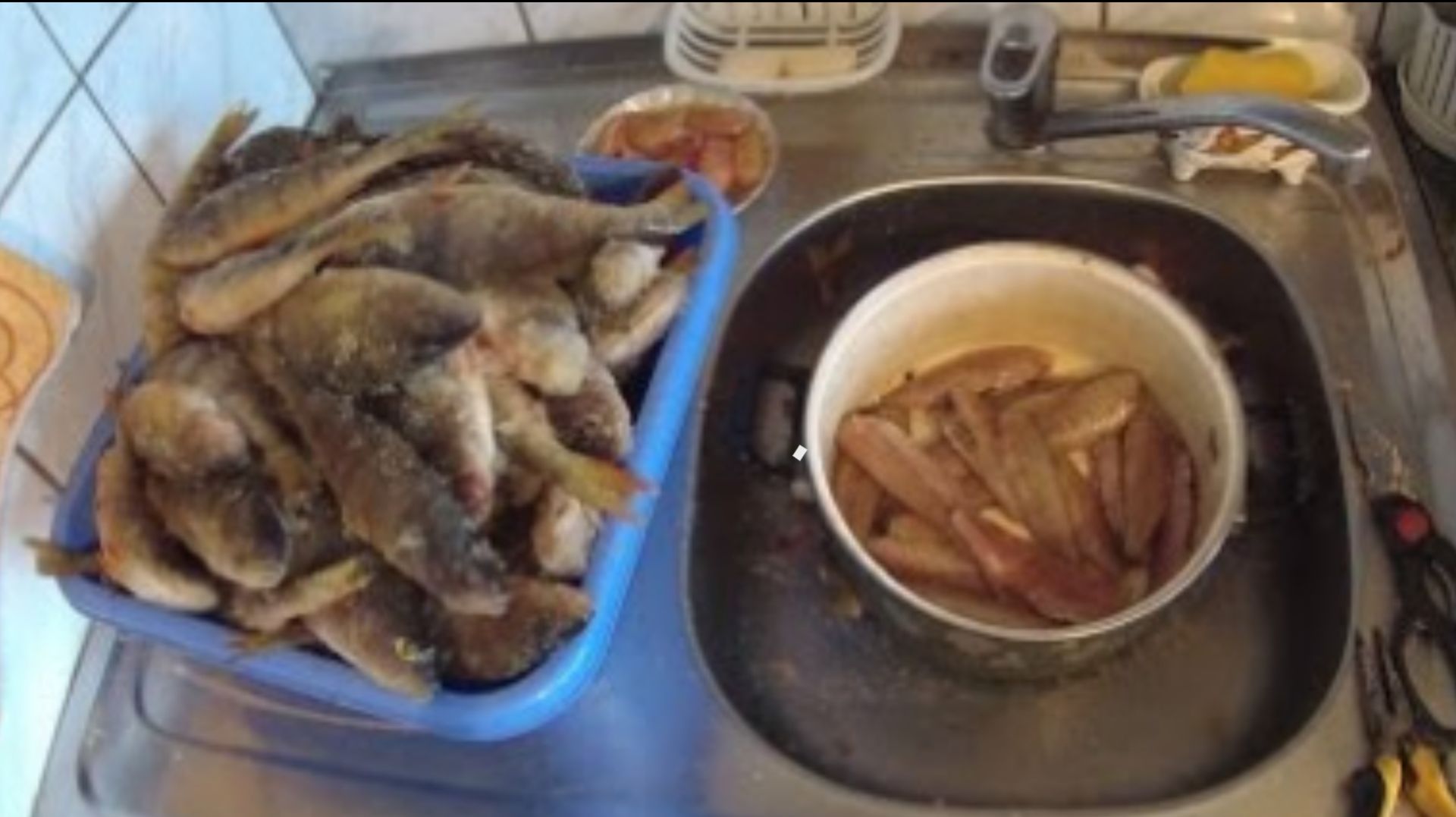 Как почистить окуня