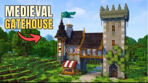 Minecraft | Как построить средневековую сторожевую башню | Мастер-класс