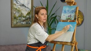 "Игры узоров" - рисуем весеннюю картину гуашью. Часть 1 (Бийское телевидение)