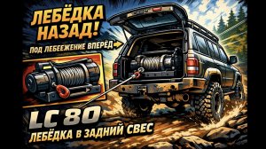 Установка лебедки в задний свес Toyota Land Cruiser 80