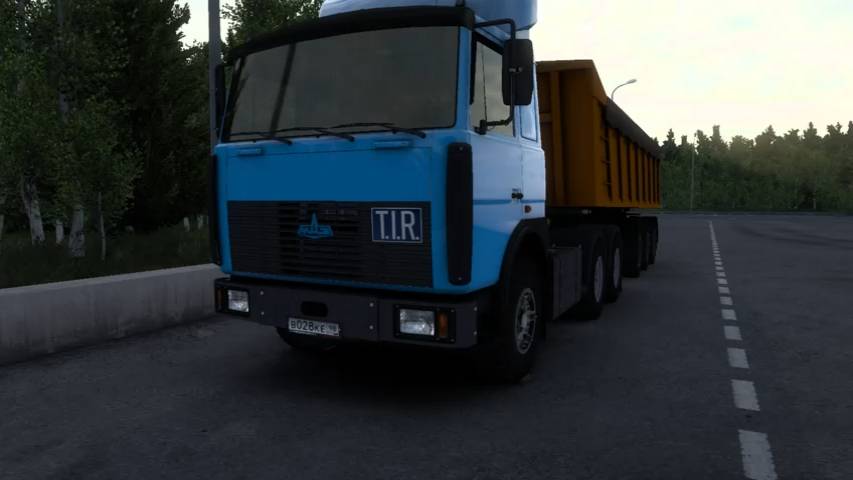 580 / ЕTS2 1.57 / MAZ 6422 / Домой в Питер!