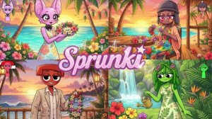 SPRUNKI 🌴 ТРОПИЧЕСКАЯ ВЕЧЕРИНКА И КАРТУННЫЕ ВИБРАЦИИ ОСТРОВА 🎶 ЛЕГЕНДАРНАЯ ПОДБОРКА СПРУНКИ
