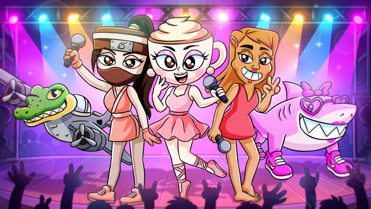 Герои Брайнрот превращаются в девочек. Балерина Капучина и друзья