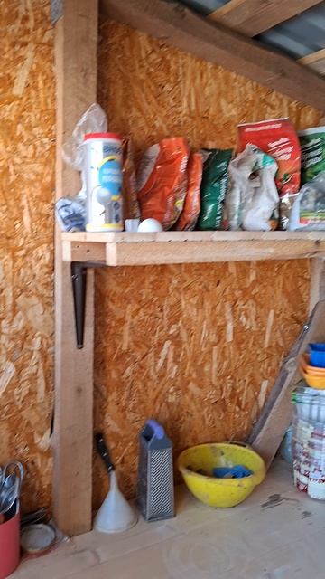 Обзор на хозблок #сарай #хозблок #деревня #дача #построилидомиквдеревне #жизньвдеревне #домвдеревне