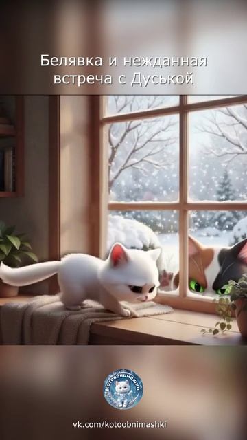 4. Кошка Белявка. Белявка и нежданная встреча с Дуськой.