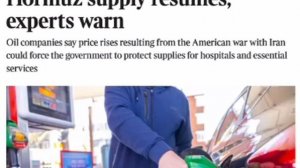 ‼️🇬🇧🇮🇷 В Британии могут ограничить продажу топлива из-за войны на Ближнем Востоке, — Times

▪️Ро