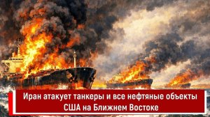 Иран атакует танкеры и все нефтяные объекты США на Ближнем Востоке