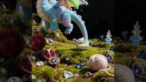 dreamina-2026-02-15-6463-pie in the sky, teapot, spoons are flyin...