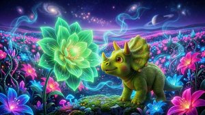 Тайна Неонового Леса ✨ Динозаврик Дино и Волшебный Прыжок! (Мультики для малышей)