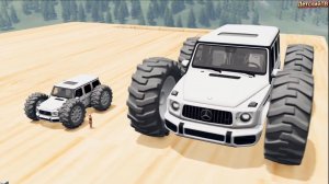 Маленькие Машины vs Большая Машина! Портал и Вода Мультики для детей