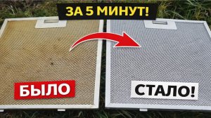 Даже застарелый жир смоется! Проверенный способ чистки вытяжки