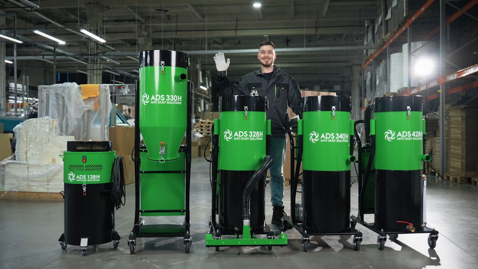 Общий обзор промышленных пылесосов ADS