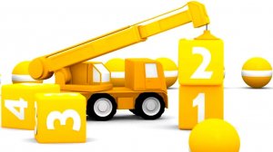 3D мультфильмы про машинки - 4 машинки. Учим Цвета. ЖЁЛТЫЙ