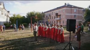 Выступление агитбригады.