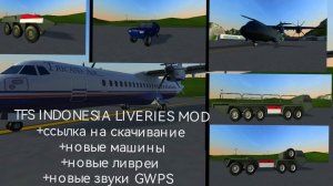 Мод TFS INDONESIA LIVERIES MOD (Ссылка в описании)