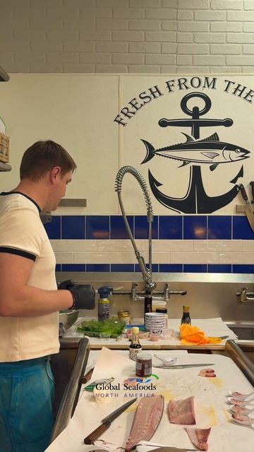 Презентация сашими из dry aged желтохвоста 🔥🐟