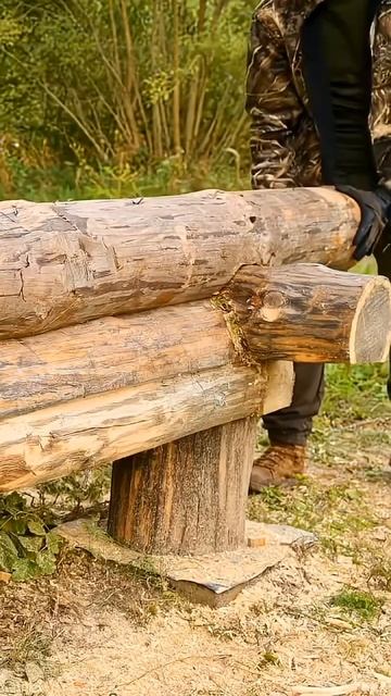 СТРОИМ ДОМ В ДИКОМ ЛЕСУ