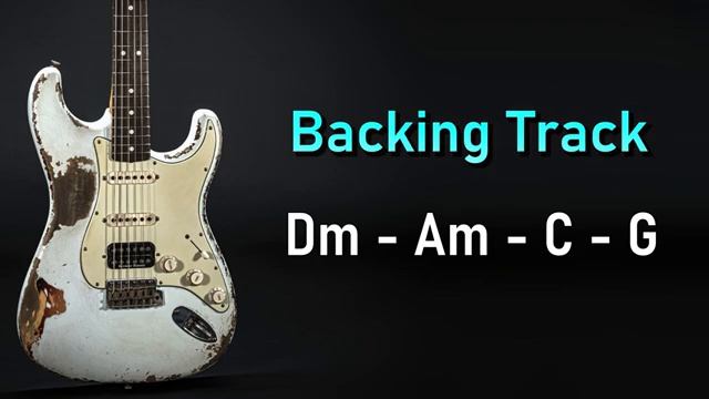 Rock Pop Backing Track D Dorian  C Major  110 BPM  Guitar Backing Track