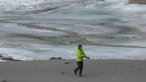 Путешествие по Алтаю, Ороктойский мост и река Катунь зимой.