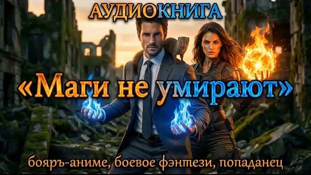 АУДИОКНИГА МАГИ НЕ УМИРАЮТ, БОЯРЪ-АНИМЕ, БОЕВОЕ ФЭНТЕЗИ, ПОПАДАНЕЦ