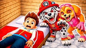 МАРШАЛ и СКАЙ EXE ЖИВУТ в ДОМЕ РАЙДЕРА ЩЕНЯЧИЙ ПАТРУЛЬ в МАЙНКРАФТ МУЛЬТИК