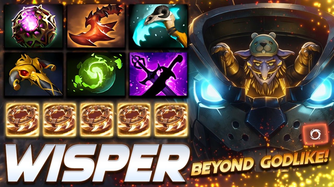 Wisper Timbersaw Beyond Godlike — профессиональный геймплей в Dota 2 [Смотри и учись]