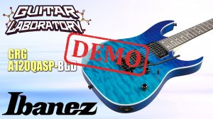 Электрогитара IBANEZ GRG120QASP-BGD - демонстрация звучания