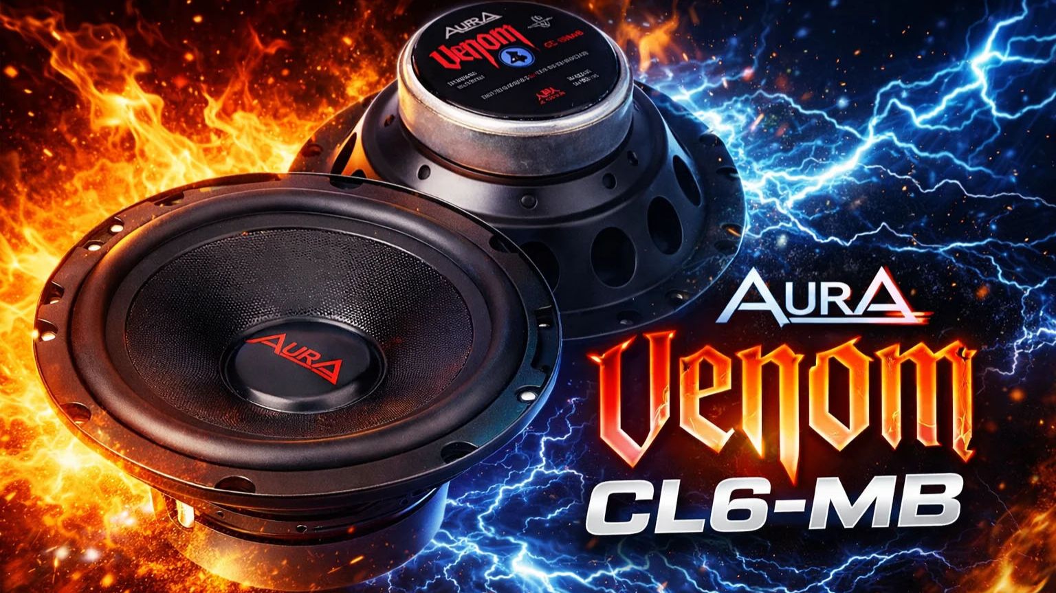 Не упустите возможность улучшить звук в своем авто! AurA VENOM-CL6-MB