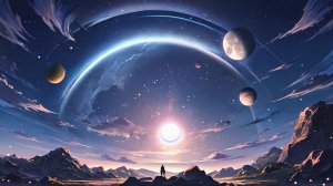 Тихое космическое небо — спокойная анимация космоса