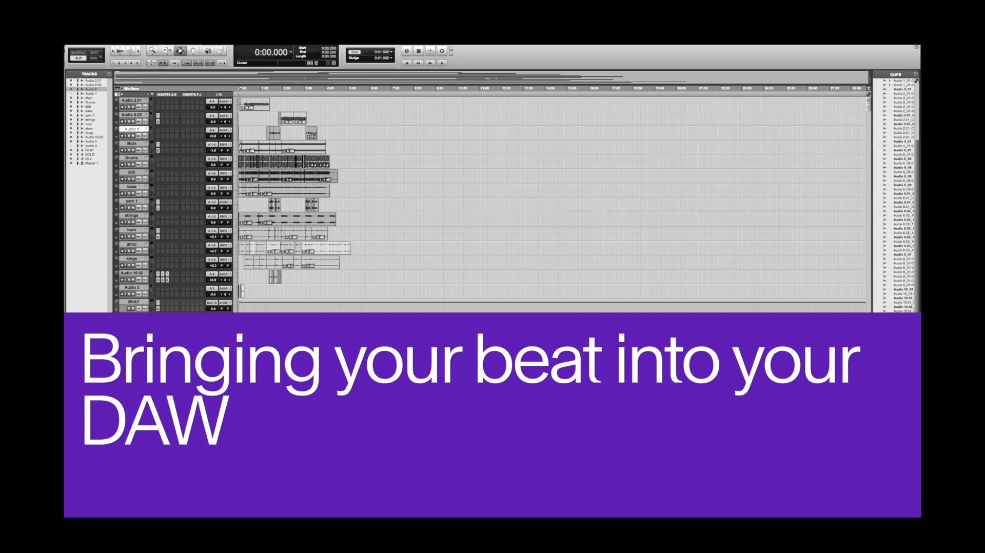 09. Bringing Your Beat into Your DAW