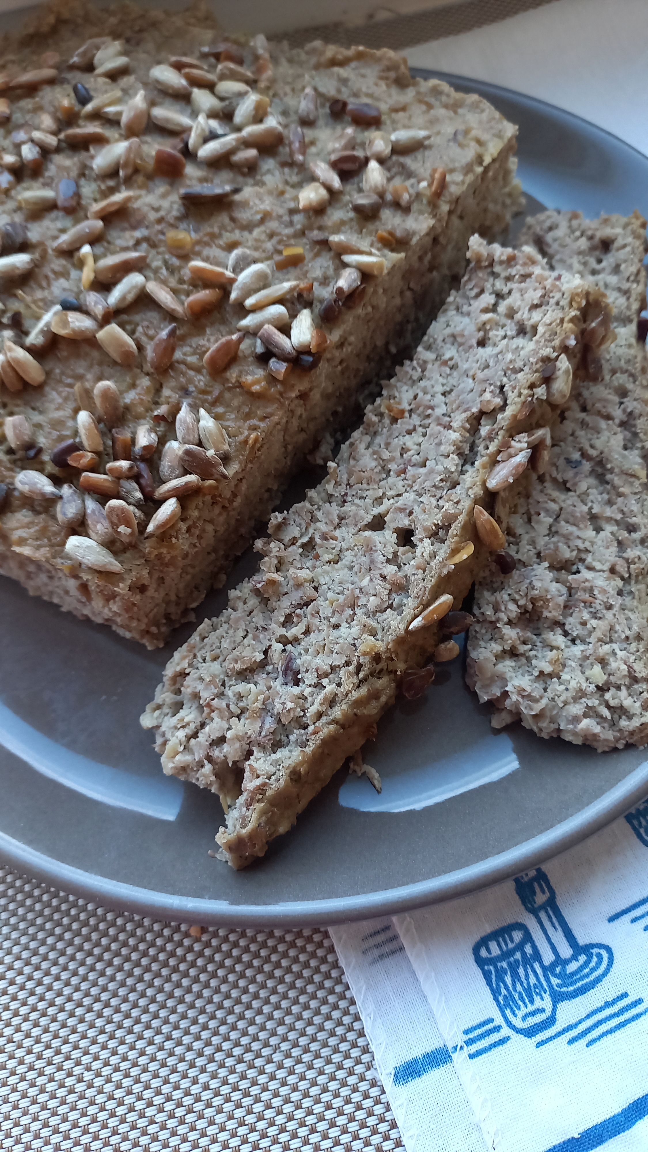 Чечевичный хлеб без муки. Много белка и клетчатки