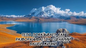 ТЕЛО ПОКАЗЫВАЕТ, КАК РАЗВОРАЧИВАЕТСЯ СЦЕНАРИЙ ВАШЕЙ ЖИЗНИ #притяжение #энергияжизни #внутреннийрост