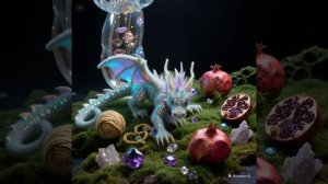 dreamina-2026-02-15-9653-полупрозрачные витражные губы в центре м...