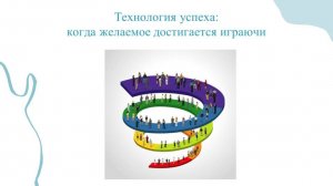 ТЕХНОЛОГИЯ УСПЕХА: КОГДА ЖЕЛАЕМОЕ ДОСТИГАЕТСЯ ИГРАЮЧИ
