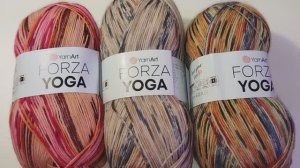 Новинки носочной пряжи Forza YOGA