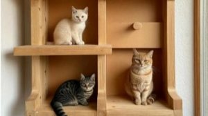 Настенный комплекс для кошек.