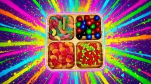 🍬 Залипуха уровня БОГ: Тарелка лопается от конфет и шоколада! Без слов, чистый релакс ✨