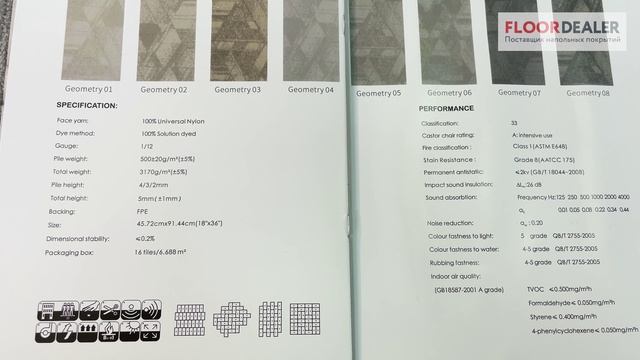  Обзор коллекции ковровой плитки Desoma Geometry