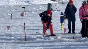 Поимки форели на запуске, на актив.