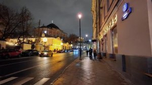 Вечерняя Москва спокойная атмосфера города прогулка по тихим улицам ✨