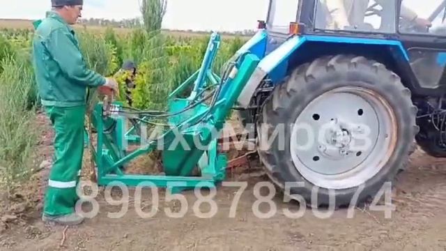 Пересадчик деревьв с комом гидралический