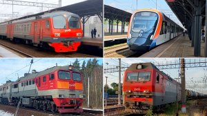 Приветливые поезда - жд микс - Видео про поезда для детей и взрослых