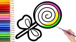 Мультик для детей-Как нарисовать КОНФЕТЫ/Рисование КОНФЕТЫ для детей