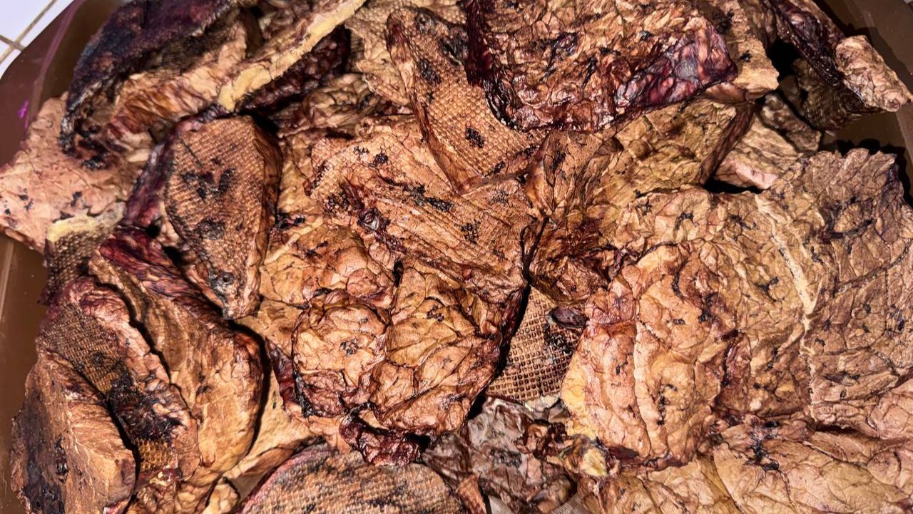 Большая сушка легкого — теперь лакомства на долго хватит.