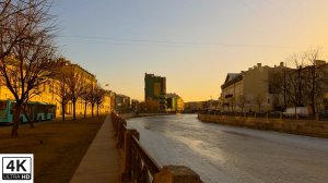 Прогулка по САНКТ-ПЕТЕРБУРГУ весенним солнечным утром.
