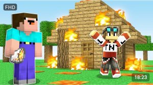 НУБ И 7 ПРАНКОВ НАД ГРИФЕРОМ В МАЙНКРАФТ ! НУБИК В ГОРОДЕ И ТРОЛЛИНГ ЛОВУШКА В MINECRAFT